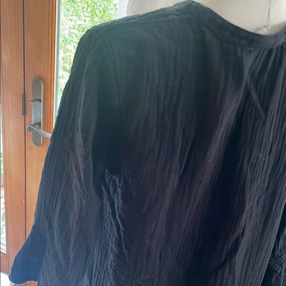 The Drop Gauze Black Summer Black Flowy Dress Medium - Picture 13 of 13